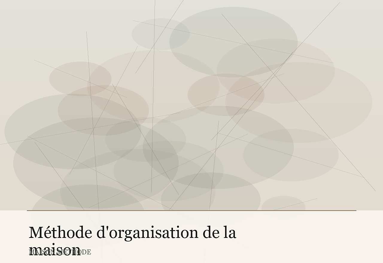 Commencer une routine de rangement
